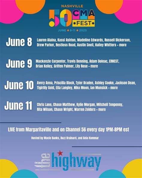 56) is celebrating CMA Fest <b>2023</b> all week long with some of the biggest names in country during special <b>Music</b> <b>Row</b> <b>Happy</b> <b>Hour</b> events  SiriusXM • 5h Read more on siriusxm. . Music row happy hour schedule 2023
